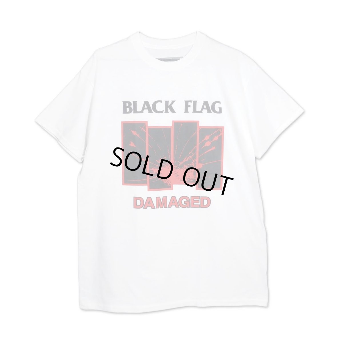 画像1: Black Flag バンドTシャツ ブラック・フラッグ Damaged WHITE (1)