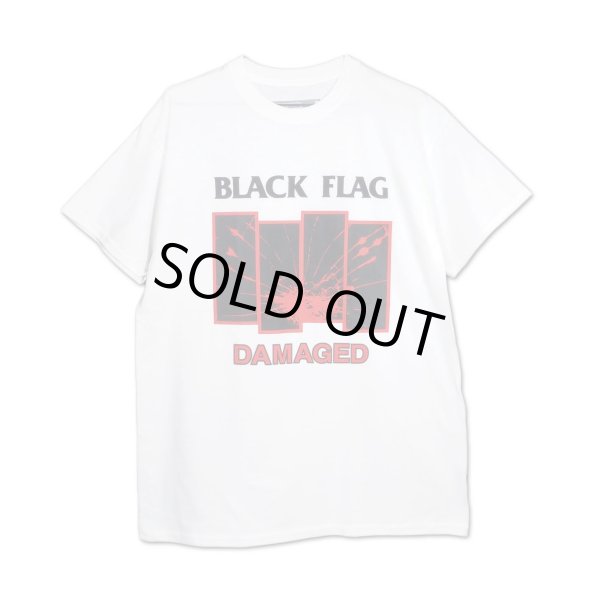 画像1: Black Flag バンドTシャツ ブラック・フラッグ Damaged WHITE (1)