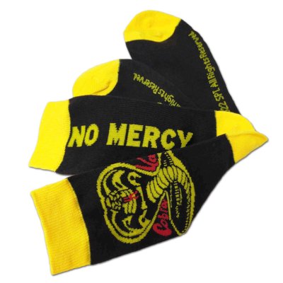 画像1: Cobra Kai 靴下 クルーソックス 3足セット コブラ会 No Mercy Karate Kid ベスト・キッド