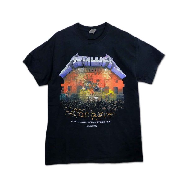 画像1: Metallica バンドTシャツ メタリカ Stockholm '86 (1)