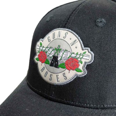 画像1: Guns N' Roses アジャスタブルキャップ ガンズ・アンド・ローゼス Silver Circle Logo