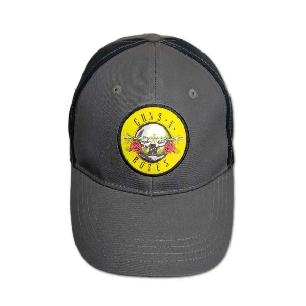 画像1: Guns N' Roses スナップバックキャップ ガンズ・アンド・ローゼス Circle Logo CHARCOAL (1)