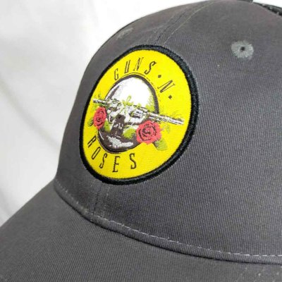 画像2: Guns N' Roses スナップバックキャップ ガンズ・アンド・ローゼス Circle Logo CHARCOAL