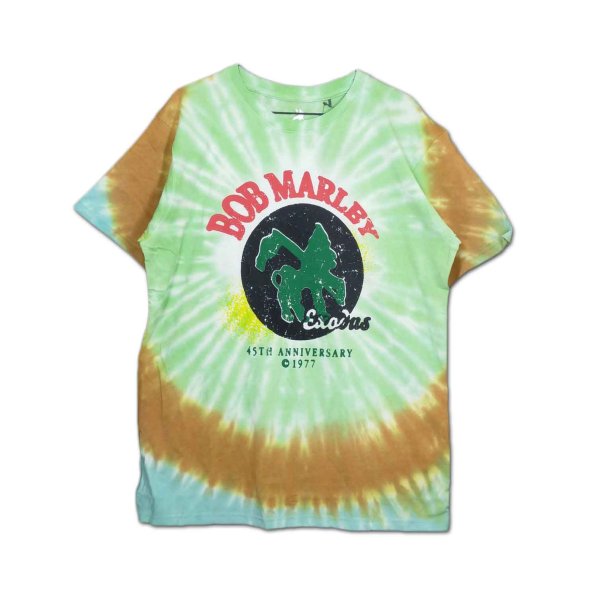 画像1: Bob Marley Tシャツ ボブ・マーリー 45th Anniversary Dip-Dye (1)