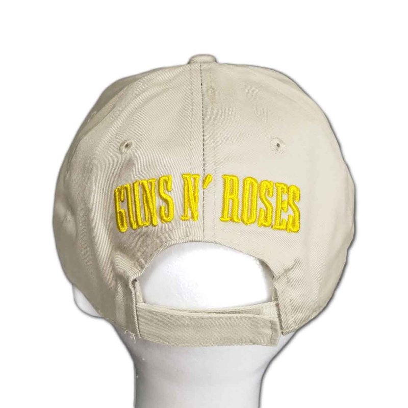 画像1: Guns N' Roses アジャスタブルキャップ ガンズ・アンド・ローゼス Circle Logo SAND