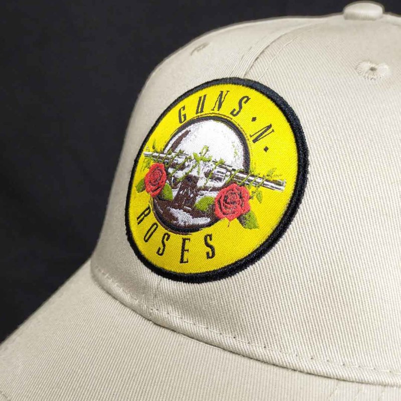画像2: Guns N' Roses アジャスタブルキャップ ガンズ・アンド・ローゼス Circle Logo SAND