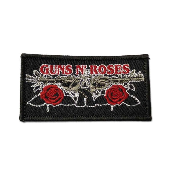 画像1: Guns N' Roses アイロンパッチ／ワッペン ガンズ・アンド・ローゼス Vintage Pistols (1)