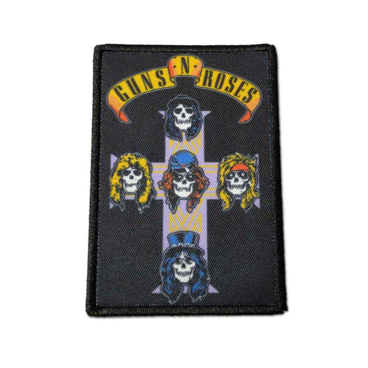 画像1: Guns N' Roses パッチ／ワッペン ガンズ・アンド・ローゼス Nightrain Cross (1)
