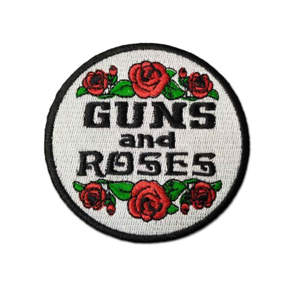 画像1: Guns N' Roses アイロンパッチ／ワッペン ガンズ・アンド・ローゼス Roses (1)