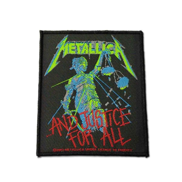 画像1: Metallica パッチ／ワッペン メタリカ And Justice For All (1)