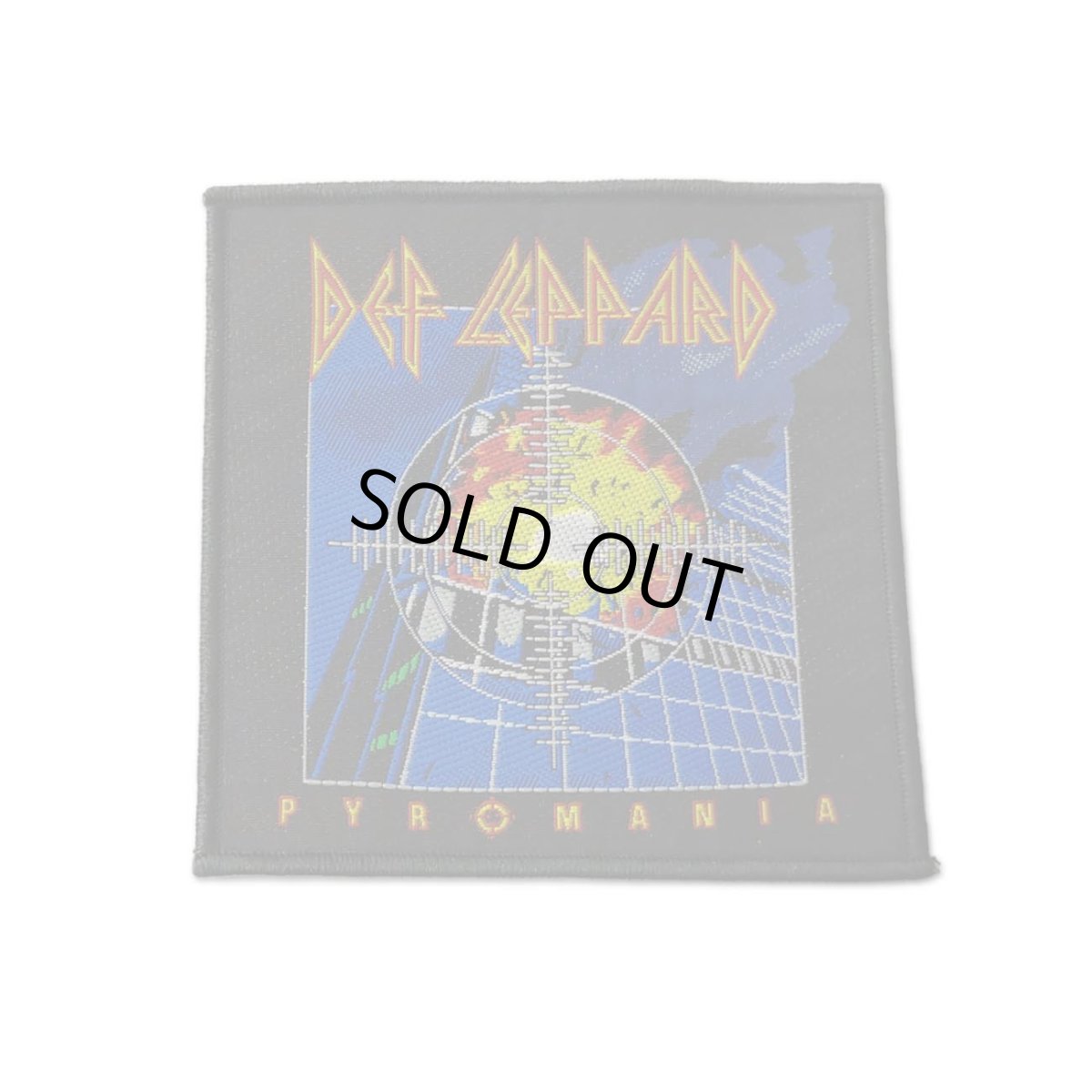 画像1: Def Leppard パッチ／ワッペン デフ・レパード Pyromania (1)