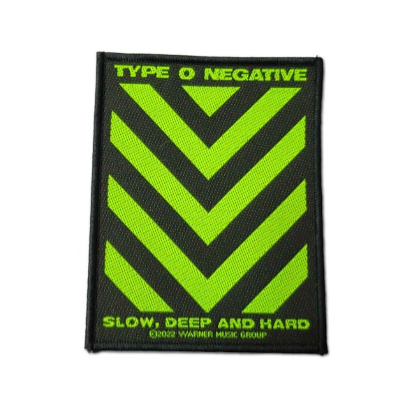 画像1: Type O Negative パッチ／ワッペン タイプ・オー・ネガティヴ Slow, Deep And Hard (1)