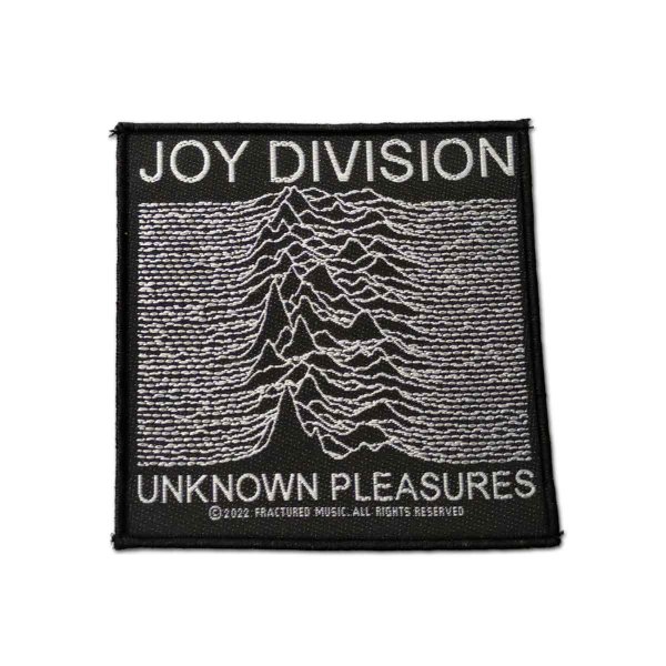 画像1: Joy Division パッチ／ワッペン ジョイ・ディヴィジョン Unknown Pleasures (1)