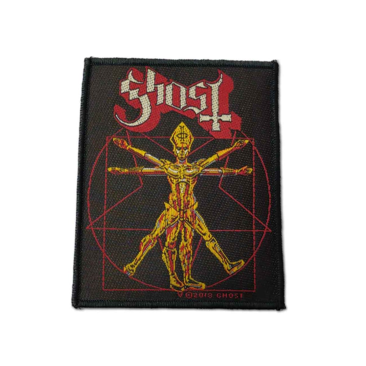 画像1: Ghost パッチ／ワッペン ゴースト The Vitruvian Ghost (1)