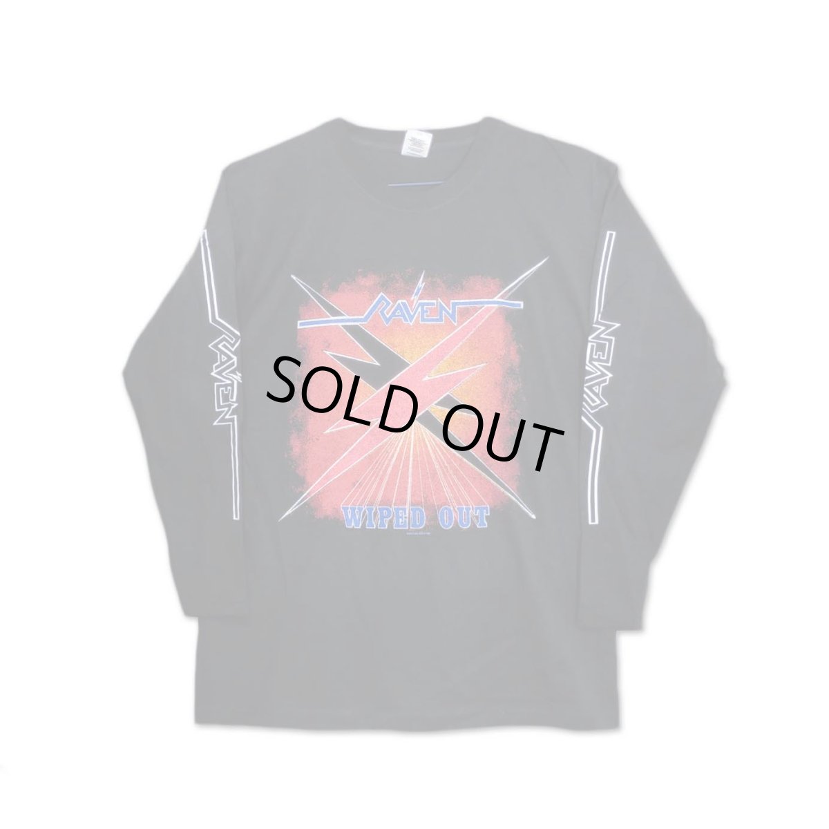 画像1: Raven ロングスリーブTシャツ レイヴン Wiped Out (1)