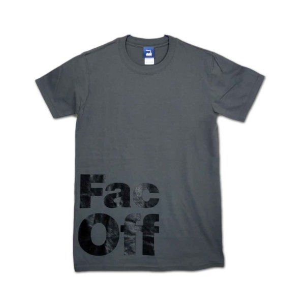 画像1: Factory 251 Tシャツ ファクトリー・レコーズ Fac Off GREY Factory Records (1)