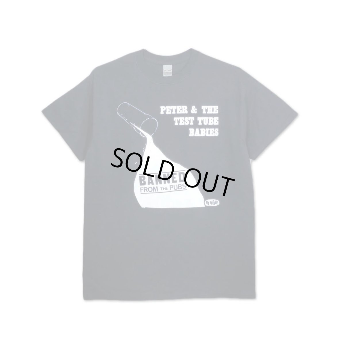 画像1: Peter & The Test Tube Babies バンドTシャツ  ピーター＆ザ・テスト・チューブ・ベイビーズ Banned BLACK (1)