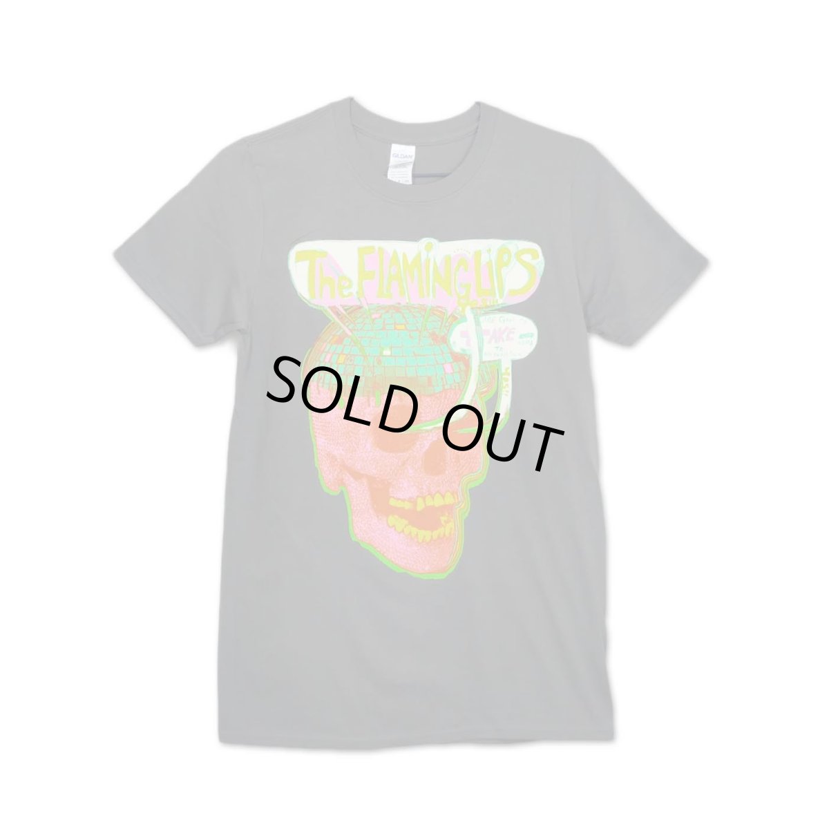 画像1: The Flaming Lips バンドTシャツ フレイミング・リップス Disco Skull (1)
