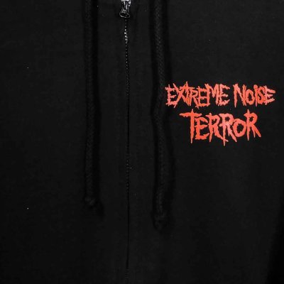 画像1: Extreme Noise Terror スウェットジップアップパーカー エクストリーム・ノイズ・テラー In it For Life