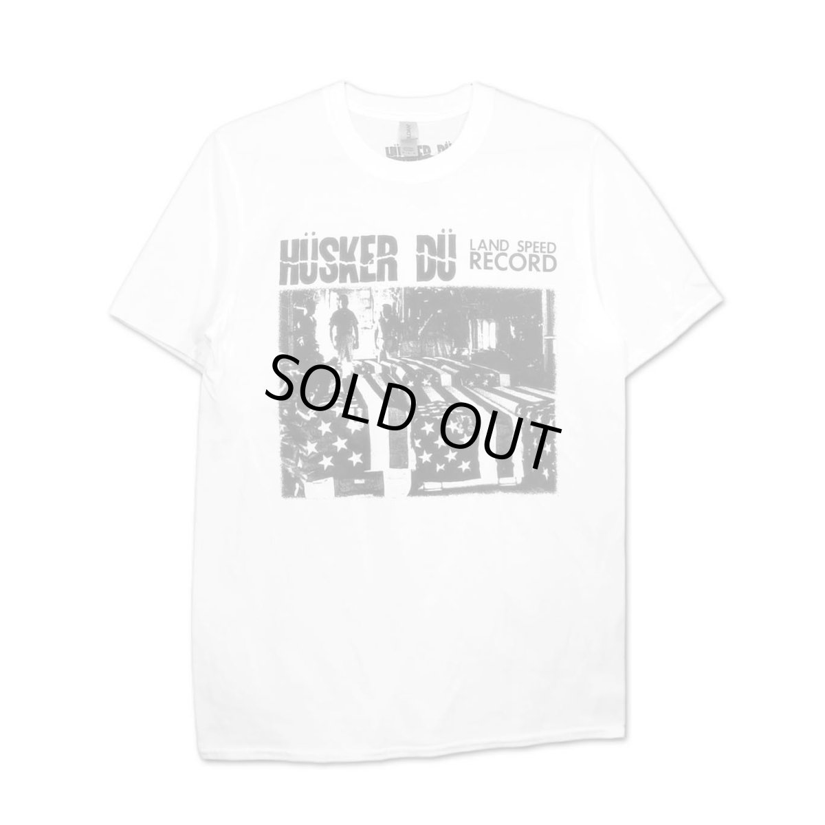 画像1: Husker Du バンドTシャツ ハスカー・ドゥ Land Speed Record WHITE (1)