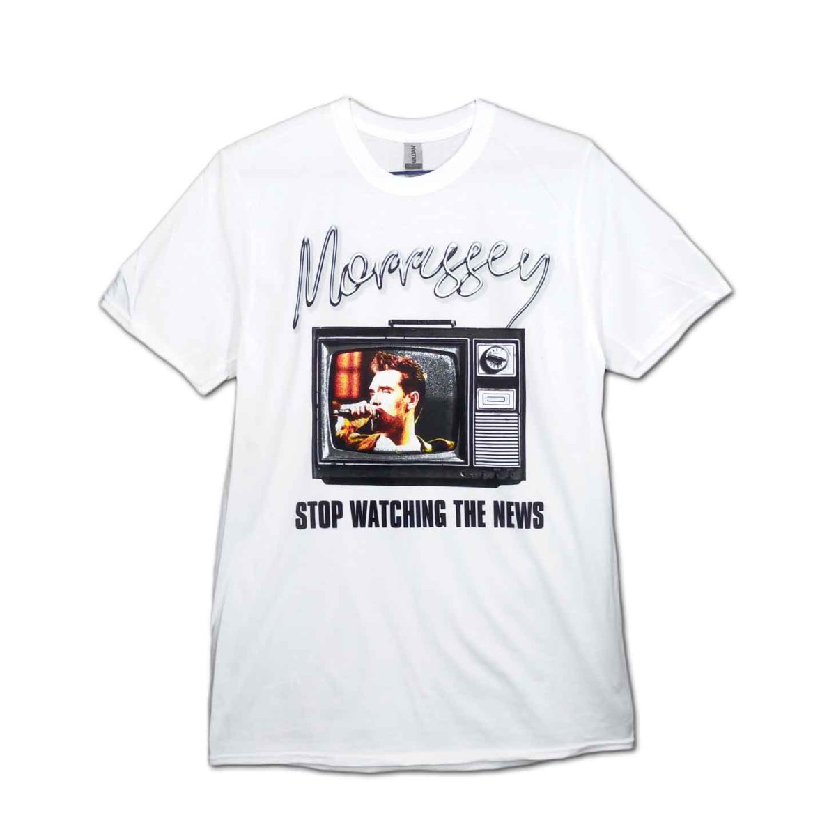 画像1: Morrissey Tシャツ モリッシー Stop Watching The News (1)