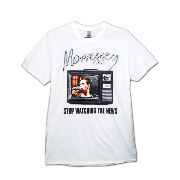 画像1: Morrissey Tシャツ モリッシー Stop Watching The News (1)
