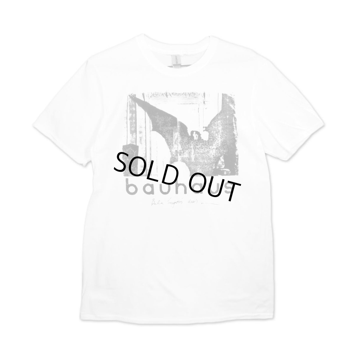 画像1: Bauhaus バンドTシャツ バウハウス Bella Lugosi's Dead WHITE (1)