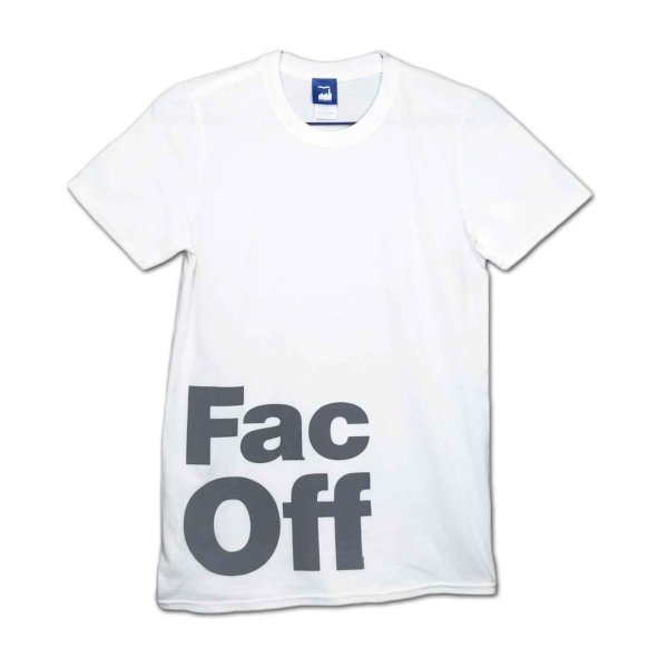 画像1: Factory 251 Tシャツ ファクトリー・レコーズ Fac Off WHITE Factory Records (1)