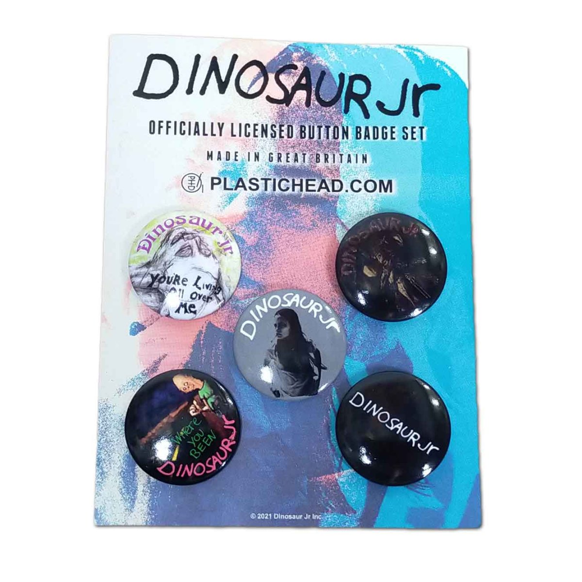 画像1: Dinosaur JR. バッジ5個セット ダイナソーJR. Albums (1)