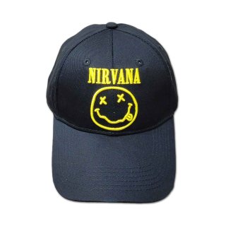 ◆ boohoo ◆ ニルヴァーナライセンスキャップ ニルヴァーナ ( NIRVANA ) OFFICIAL MUSIC CAP / IN UTERO ロゴ