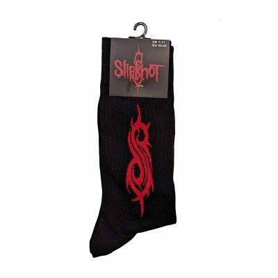 画像2: Slipknot ソックス 靴下 スリップノット Red Tribal BLACK