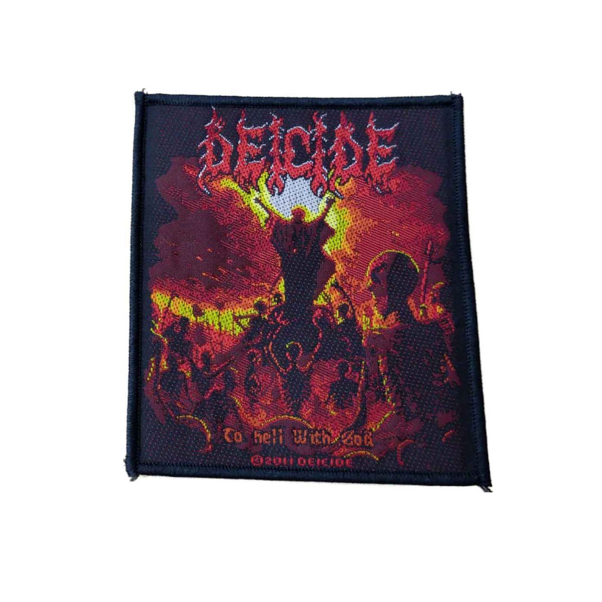 画像1: Deicide パッチ／ワッペン ディーサイド To Hell With God (1)