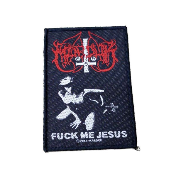 画像1: Marduk パッチ／ワッペン マーダック F**k Me Jesus (1)