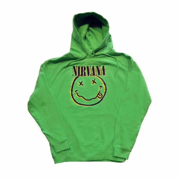 画像1: Nirvana プルオーバーパーカー ニルヴァーナ Inverse Smiley (1)