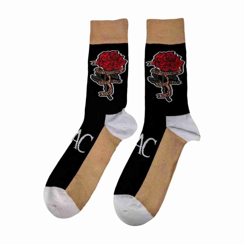 画像1: 2Pac ソックス 靴下 Tupac トゥパック Rose