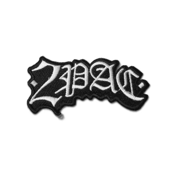 画像1: 2Pac アイロンパッチ／ワッペン Tupac トゥーパック Gothic Logo (1)