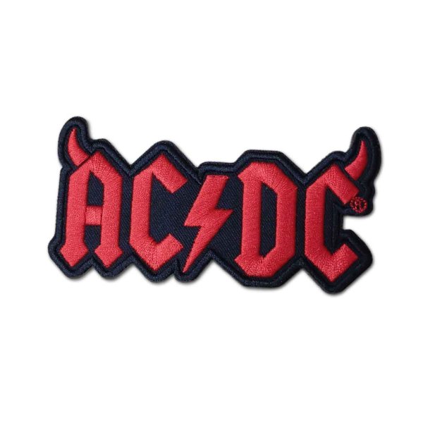 画像1: AC/DC アイロンパッチ／ワッペン エーシーディーシー Horns (1)