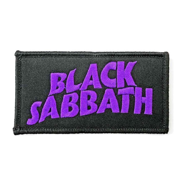 画像1: Black Sabbath アイロンパッチ／ワッペン ブラック・サバス Wavy Logo (1)