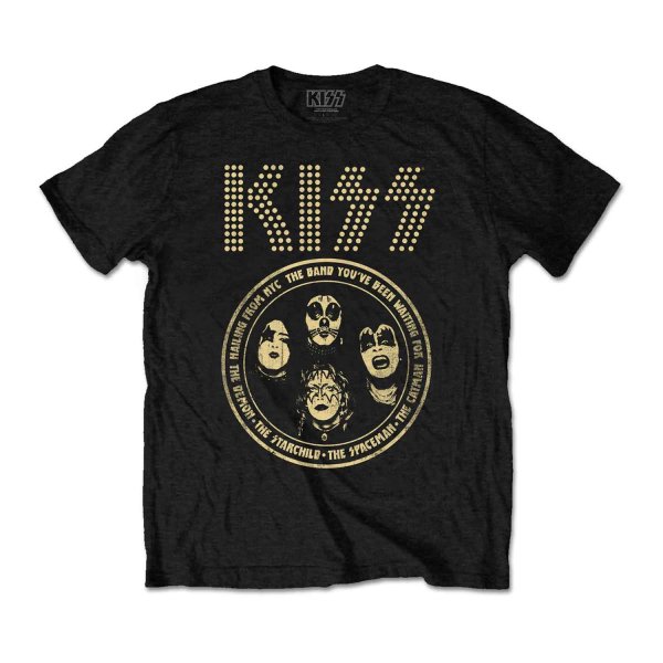 画像1: KISS バンドTシャツ キッス Band Circle (1)