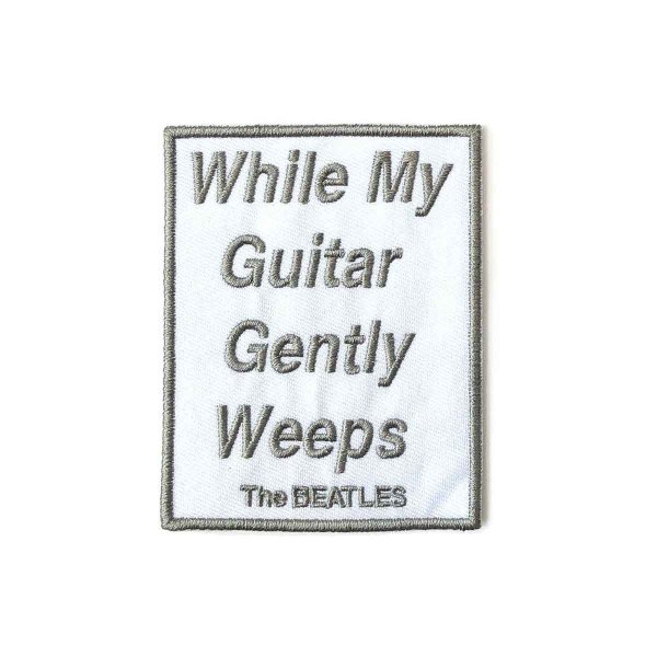 画像1: The Beatles パッチ／ワッペン ザ・ビートルズ While My Guitar (1)