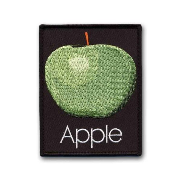 画像1: The Beatles アイロンパッチ／ワッペン ザ・ビートルズ Apple Records Logo (1)