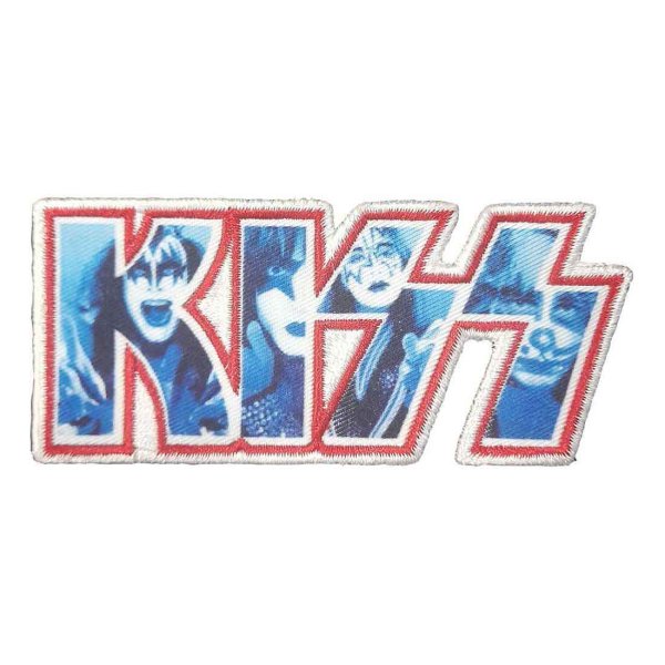 画像1: KISS パッチ／ワッペン キッス Infill Logo (1)