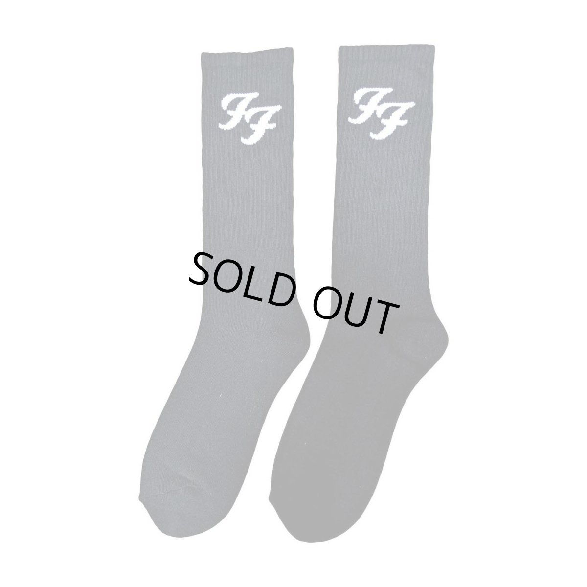 画像1: Foo Fighters ソックス 靴下 フー・ファイターズ FF Logo (1)
