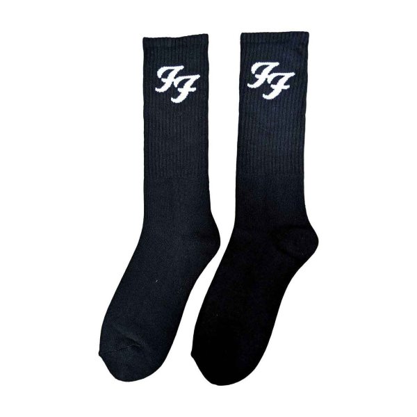 画像1: Foo Fighters ソックス 靴下 フー・ファイターズ FF Logo (1)