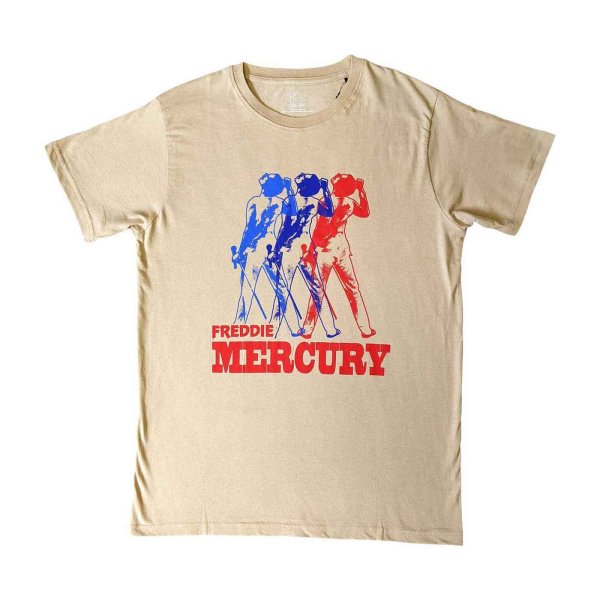 画像1: Freddie Mercury バンドTシャツ フレディ・マーキュリー Multi Color Photo QUEEN (1)