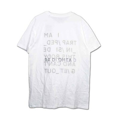 画像1: Radiohead バンドTシャツ レディオヘッド Trapped Reverse Print
