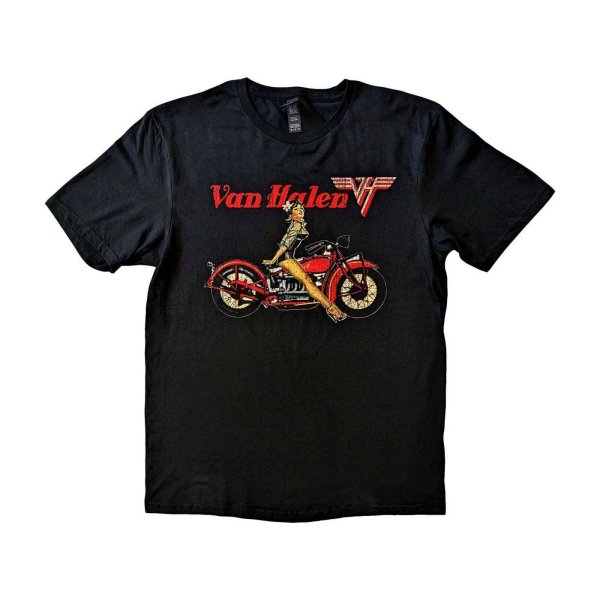 画像1: Van Halen バンドTシャツ ヴァン・ヘイレン Pinup Motorcycle (1)