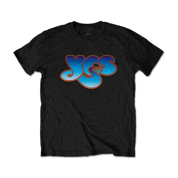 画像1: Yes バンドTシャツ イエス Classic Blue Logo (1)