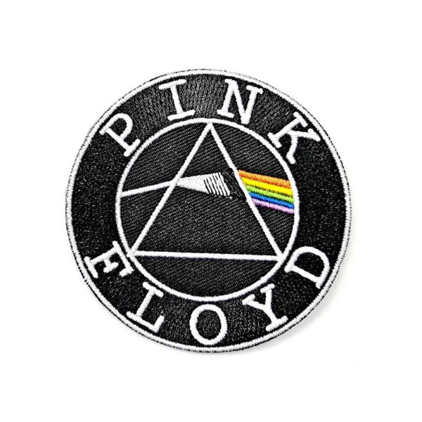 画像1: Pink Floyd アイロンパッチ／ワッペン ピンク・フロイド Circle Logo (1)