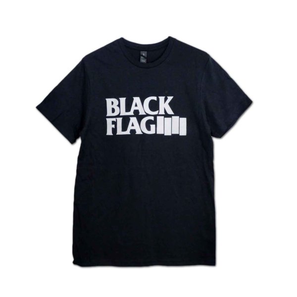 画像1: Black Flag バンドTシャツ ブラック・フラッグ Logo (1)